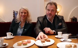 Rozenn, notre lectrice, et Pierre Hermé