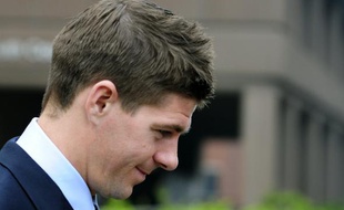 Steven Gerrard au tribunal de Liverpool, le 3 avril 2009.