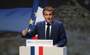 Le président de la République Emmanuel Macron.