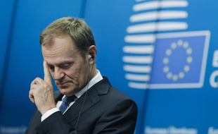 Donald Tusk à Bruxelles le 19 mars 2015.