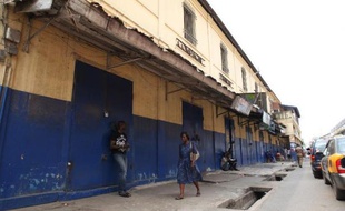 Une rue d'Accra, la capitale du Ghana