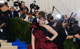 L'actrice et réalisatrice Lena Dunham au Met Gala 2017