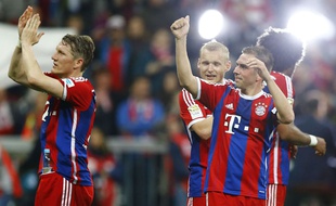 Le Bayern Munich de Lahma été sacré champion d'Allemagne le 26 avril 2015.