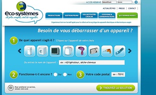 Le site d'Eco-systèmes permet de trouver une solution pour chaque produit.