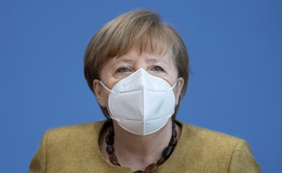 La chancelière Angela Merkel, à Berlin le 21 janvier 2021.