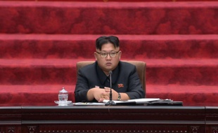 Kim Jong-Un à l'Assemblée suprême du peuple nord-coréenne, le 29 juin 2016.