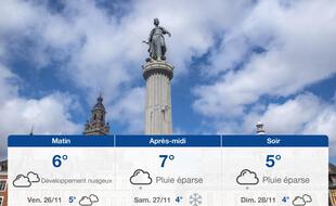 Météo Lille: Prévisions du jeudi 25 novembre 2021