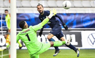 Dario Benedetto, le 10 février 2021 à Auxerre.