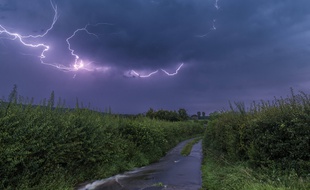 Un orage (illustration).