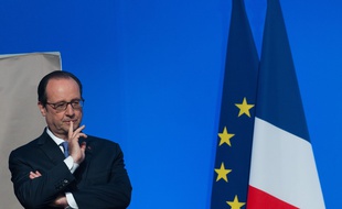 François Hollande à Brest, le 30 avril 2015.