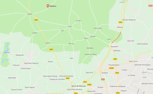 Le lieu-dit de Matibon, non loin de Sabres, au nord de Mont-de-Marsan dans les Landes