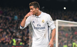 Cristiano Ronaldo lors du Clasico le 3 décembre 2016.