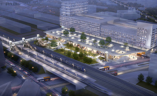 La future gare de Saint-Augustin sera rebaptisée Nice-aéroport lorsqu'elle passera à deux fois deux voies, à l'horizon 2026