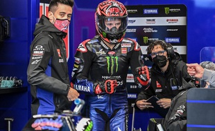 Thomas Maubant, sur la gauche, et Fabio Quartararo.