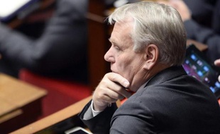 Jean-Marc Ayrault de retour à l'Assemblée Nationale, le 6 mai 2014 à Paris