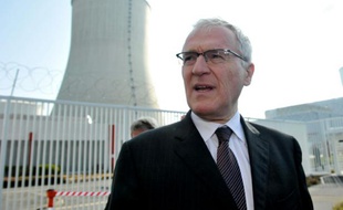 Le patron d'EDF Jean-Bernard Lévy le 17 mars 2016 à Civaux