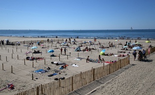 La plage de la Grande Motte, le 21 mai 2020.