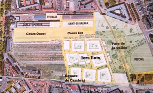 Photo du projet de quartier Saint-Sauveur, à Lille.