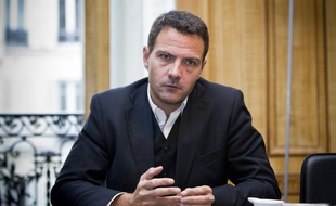 Jérôme Kerviel dans le bureau de son avocat Me Koubbi, le 9 septembre 2013. // Photo : V. Wartner / 20 Minutes