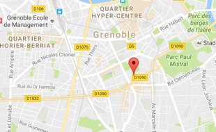 L'homme a été poignardé dans le dos rue Narvik à Grenoble (Isère).