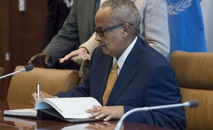 Abdusalam Omer, le ministre somalien des Affaires étrangères