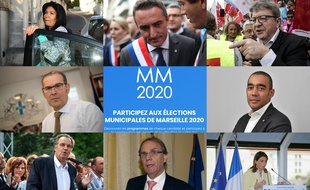 Des candidats potentiels, probables ou déjà distancés pour la mairie de Marseille.