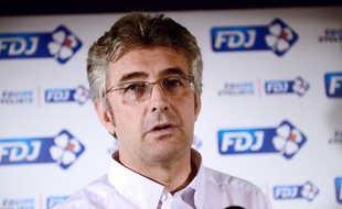 Le directeur sportif de la FDJ Marc Madiot lors de la présentation de l'équipe le 24 janvier 2013.