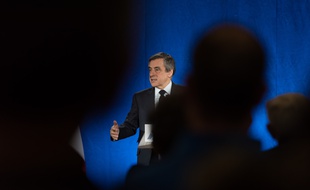 François Fillon en meeting à Charleville-Mezieres, le 2 février 2017.