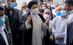 Ebrahim Raïssi, ultra-favori de l'élection présidentielle iranienne.