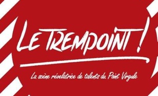 Affiche officielle du Trempoint, soirée découverte de nouveaux talents