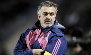 L'entraîneur du Stade Français Jacques Delmas lors d'un match contre Albi, le 5 novembre 2009