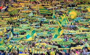 NANTES, le 25/08/2013 Les supporters du FC Nantes lors du match FCN PSG