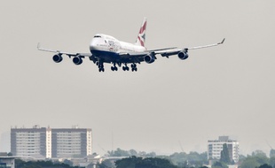Un Boeing 747 "Jumbo Jet" de la compagnie British Airways.