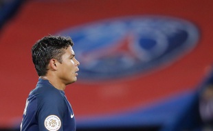 Thiago Silva lors du match entre le PSG et Lille le 7 février 2017.