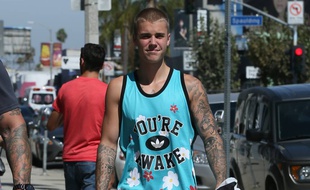 Le chanteur Justin Bieber