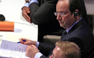 Francois Hollande le 24 mars 2014 à La Haye
