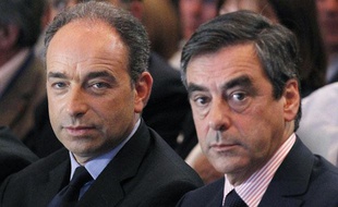 Jean-François Copé et François Fillon, le 26 mai 2012, à Paris.