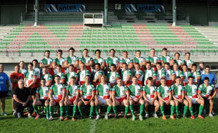 L'équipe seniors du Stade Nantais rugby