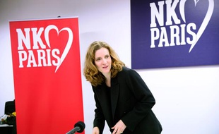 La candidate UMP à la Mairie de Paris, Nathalie Kosciusko-Morizet, lors d'un point presse le 7 janvier 2014.