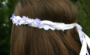 Un headband printanier créé par Jade