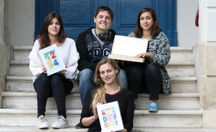 Marie Mérouze, fondatrice de la start up Marbotic, et son équipe