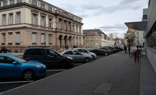 Le tribunal de grande instance de Mulhouse.