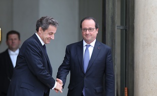 François Hollande et Nicolas Sarkozy le 25 juin 2016.
