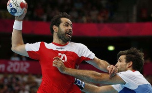 Le joueur tunisien Heykel Megannem, le 4 août 2012 à Londres.