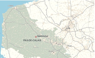 La commune de Nédonchel, dans le Pas-de-Calais.