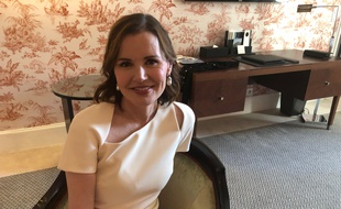 Geena Davis à Deauville.