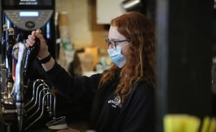Un pub à Winchester (Royaume-Uni), le 4 août 2020.
