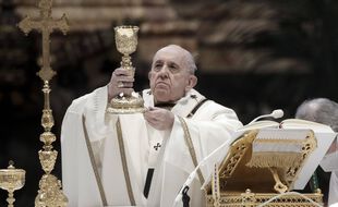 Le pape François célébrant la messe de l'Epiphanie, le 6 janvier 2020, au Vatican. (illustration)