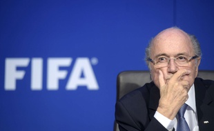 Sepp Blatter au siège de la Fifa le 20 juillet 2015.