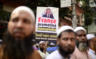 Les propos d'Emmanuel Macron sur la liberté de publier des caricature du prophète Mahomet ont provoqué une vague de manifestations à travers de nombreux pays musulmans.